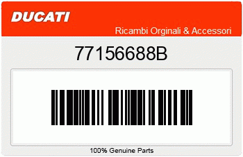 Ducati SCHRAUBE TCEIF M6X22X18, Ducati-Teilenummer 77156688B