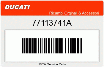 Ducati SCHRAUBE TCEIF M8X25, Ducati-Teilenummer 77113741A