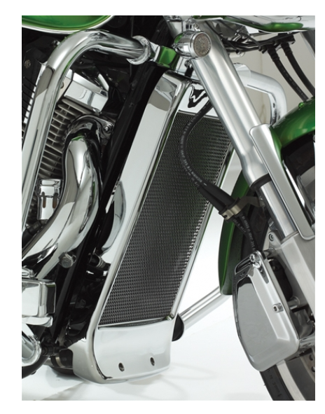 Big Bike Parts Chrom Kühlergrill MESH Style VTX1800