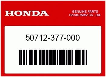 Honda SCHEIBE, SOZIUSFUSSRASTE, Honda-Teilenummer 50712377000