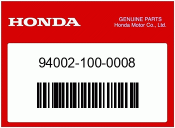 Honda MUTTER HEX 94002100000S, Honda-Teilenummer 940021000008
