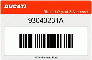 Ducati O-RING, Ducati-Teilenummer 93040231A