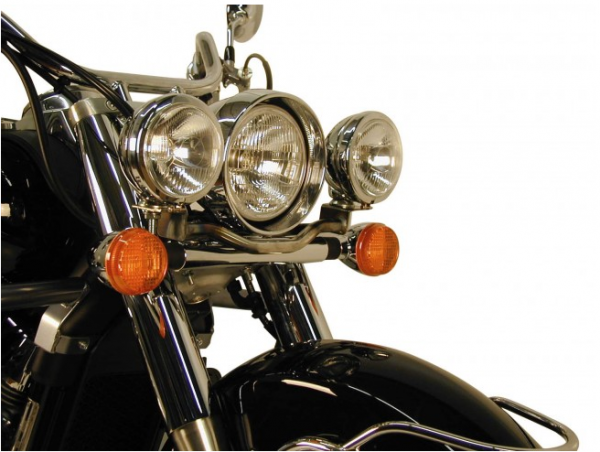 Hepco & Becker Metall Twinlight-Set Honda VT 750 Shadow ab Bj. 2008 chrom