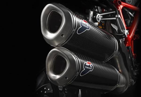 Ducati Original Termignoni Racing-Schalldämpfer aus Kohlefaser für Streetfighter S