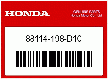 Honda KAPPE, GEGENMUTTER, Honda-Teilenummer 88114198D10