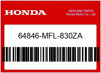 Honda STREIFEN, OBEN VERKLEIDUN, Honda-Teilenummer 64846MFL830ZA
