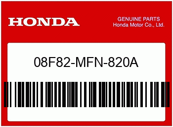Honda PILLION*PDBG/PBK*, Honda-Teilenummer 08F82MFN820A