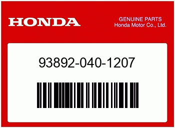 Honda TEIL WIRD AUSVERK., Honda-Teilenummer 938920401207