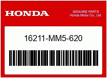Honda TEIL WIRD AUSVERK., Honda-Teilenummer 16211MM5620