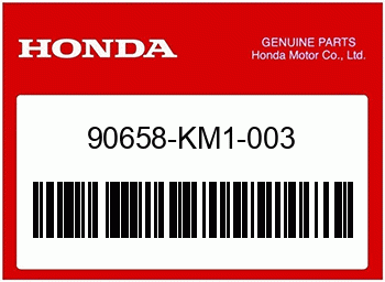 Honda NIET, SCHRAUBE, Honda-Teilenummer 90658KM1003